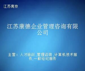 江蘇康德企業(yè)管理咨詢 專業(yè)驅(qū)動(dòng)，賦能江蘇信息技術(shù)咨詢服務(wù)升級(jí)